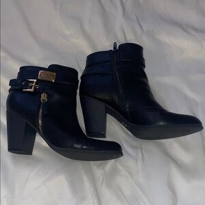 Guess Elegant Black Heeled Boots